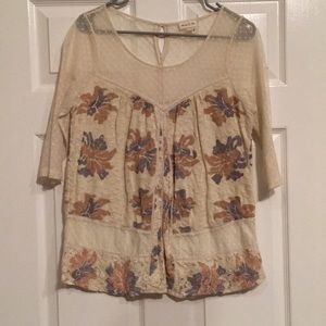 Anthropologie • Meadow Rue Lace Top